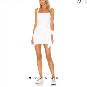 SUPERDOWN WHITE MINI DRESS XXS